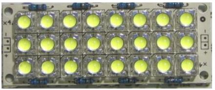 ไฟส่องป้ายสุดประหยัดพลังงาน 24 ดวง LED 12V สีน้ำเงิน